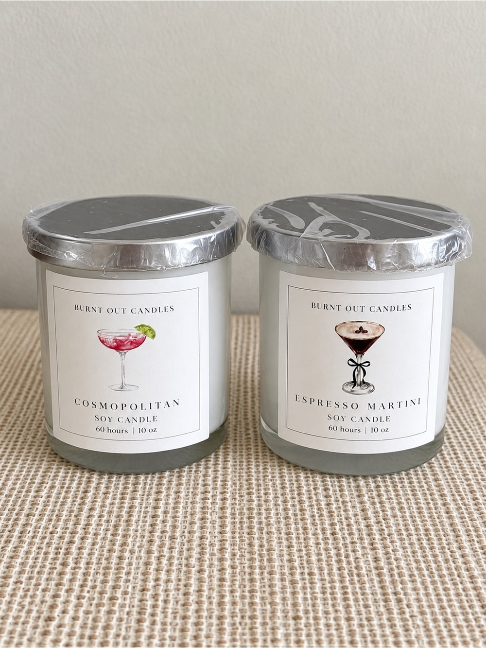 Surprise Cocktail Martini Candle Set 2 Pack